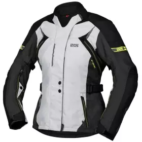 Veste Femme IXS Tour Liz-ST Gris Noir Jaune