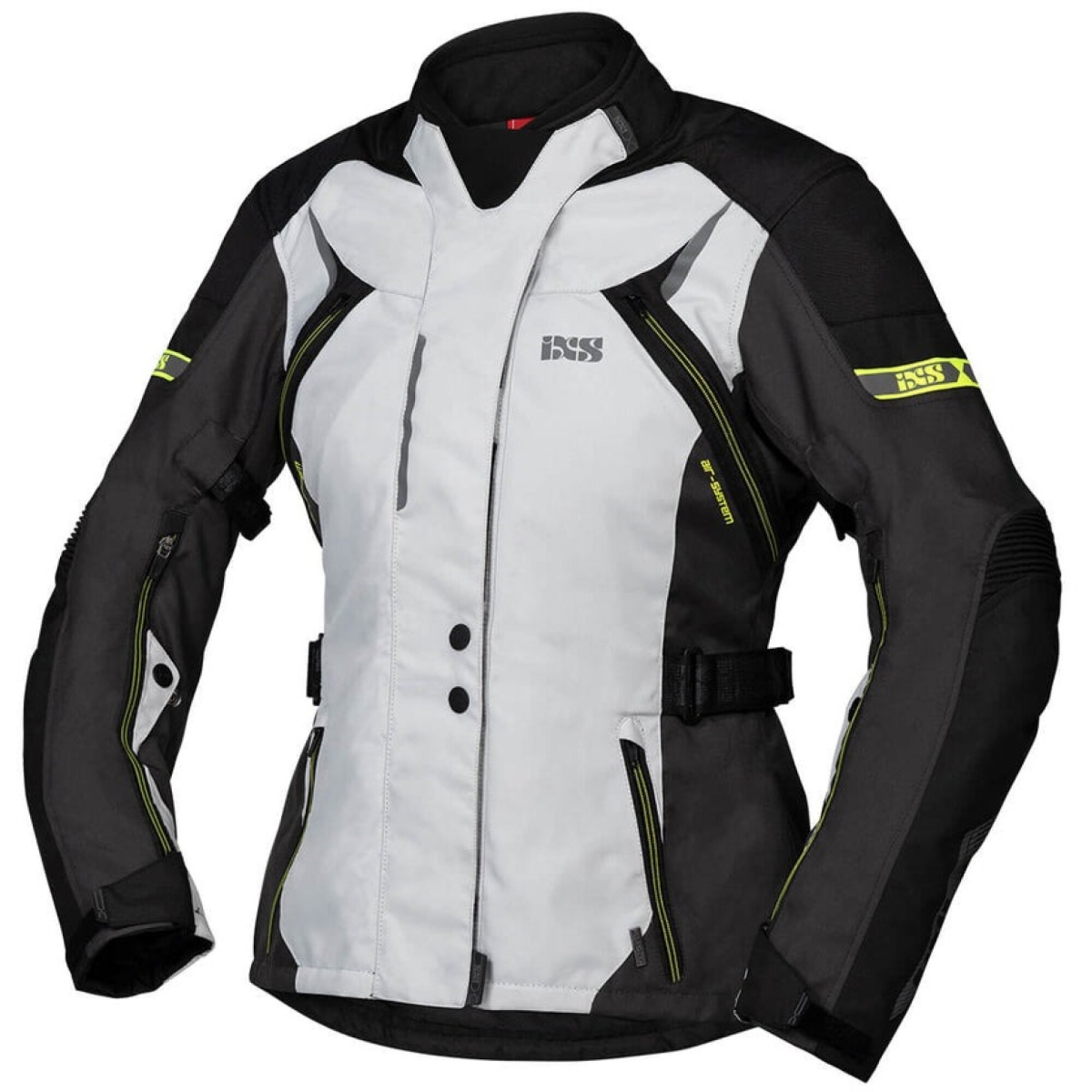 Veste Femme IXS Tour Liz-ST Gris Noir Jaune