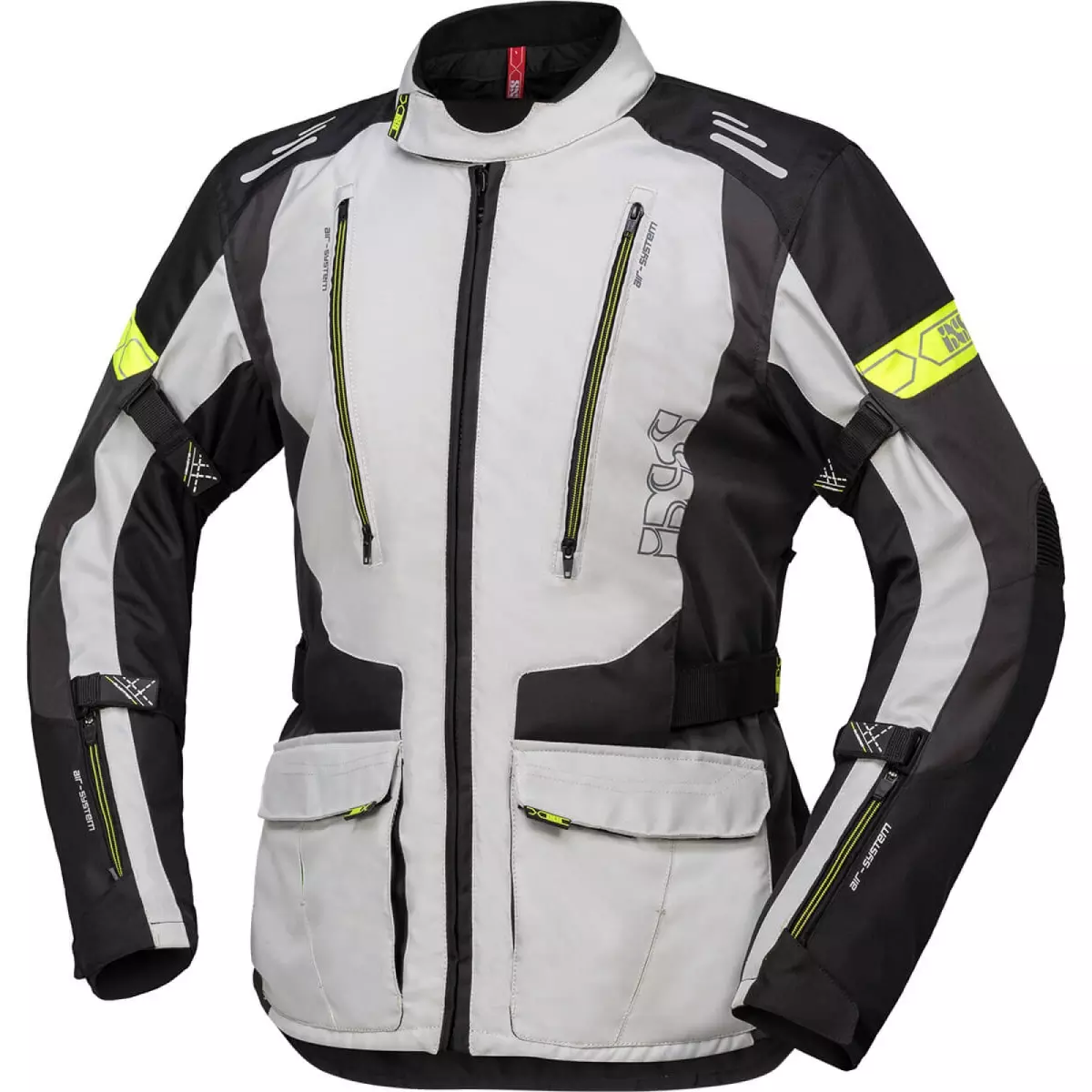 Veste IXS Tour Lorin ST Gris Noir Jaune Neon
