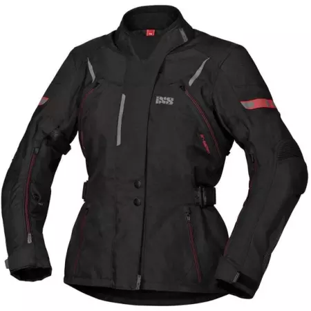 Veste Femme IXS Tour Liz-ST Noir Rouge