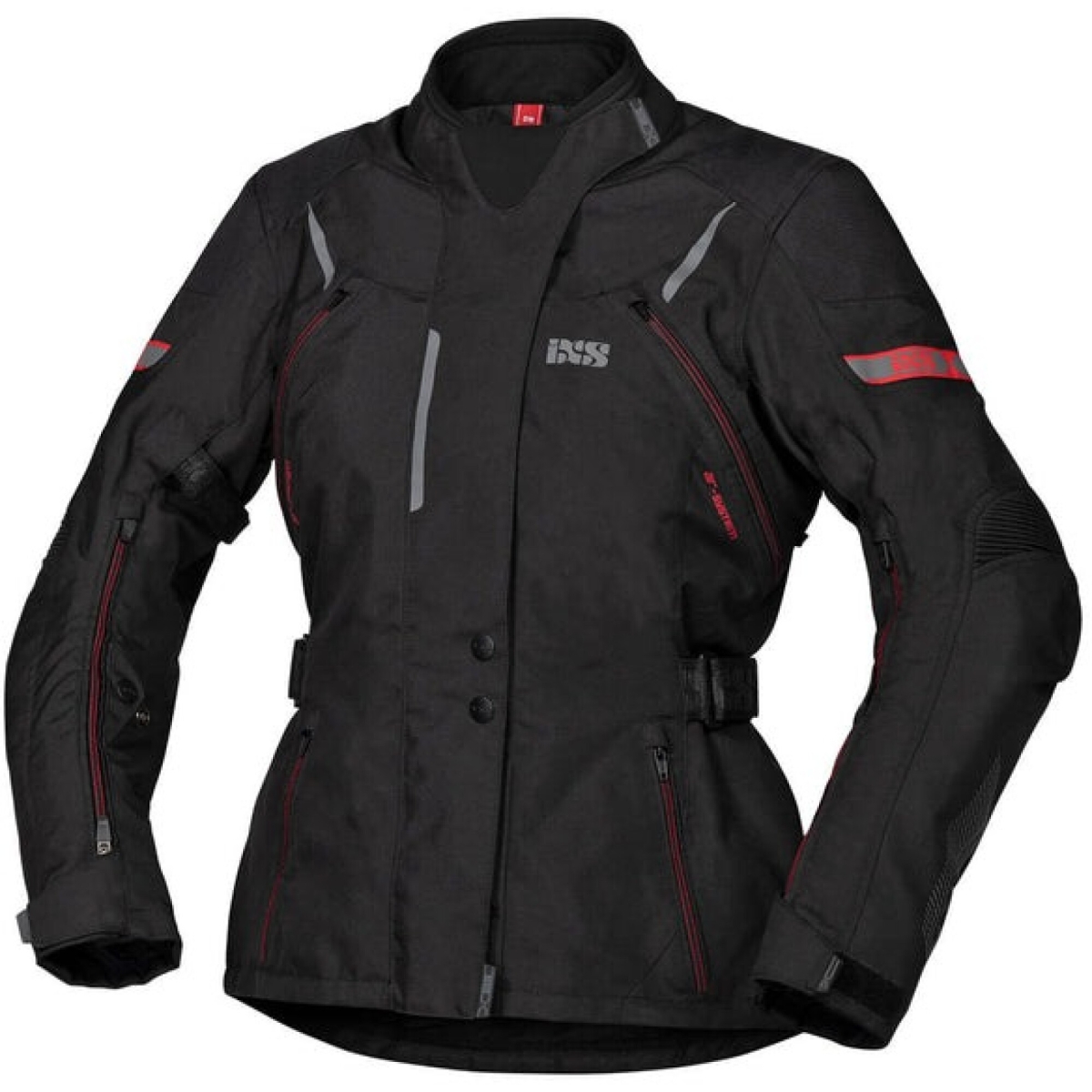 Veste Femme IXS Tour Liz-ST Noir Rouge
