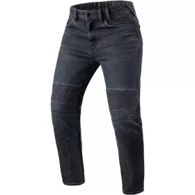Jean REV'IT 2 TF L32 Bleu Foncé Noir Délavé