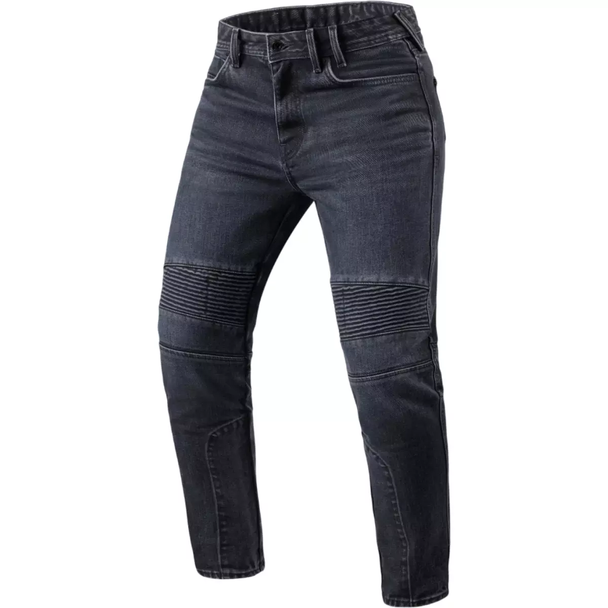 Jean REV'IT 2 TF L32 Bleu Foncé Noir Délavé
