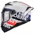 Casque MT Helmets Thunder 4 SV Waves A17 Blanc Bleu