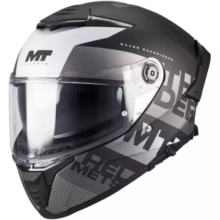 Casque MT Helmets Thunder 4 SV Waves B2 Noir Gris