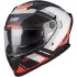 Casque MT Helmets Braker SV Inception B5 Gris Noir Rouge