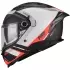 Casque MT Helmets Braker SV Inception B5 Gris Noir Rouge