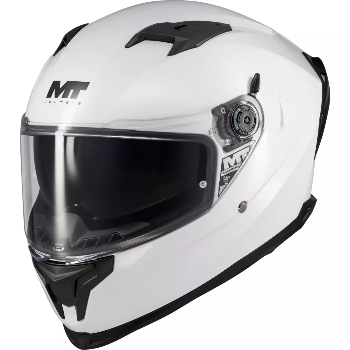 Casque MT Helmets Braker SV Pure A0 Blanc