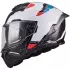 Casque MT Helmets Atom 2 SV Highlands A7 Noir Blanc Bleu