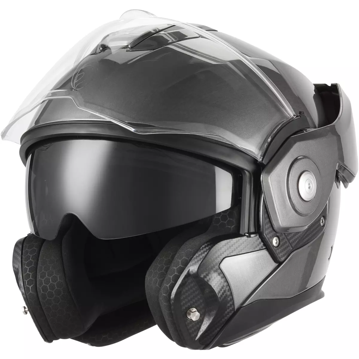 Casque Kokpit Twist UP Solid Titane Brossé