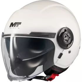Casque MT Helmets Viale SV S Pure A0 Blanc