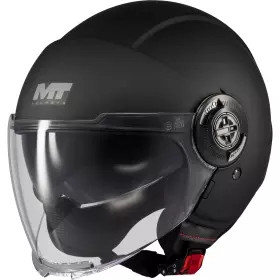 Casque MT Helmets Viale SV S Pure A1 Noir Mat