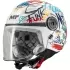 Casque Enfant MT Helmets Lite Crew A5 Blanc Bleu Rouge