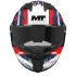 Casque Enfant MT Helmets Stinger 2 Kids Rocket C17 Bleu Blanc Rouge