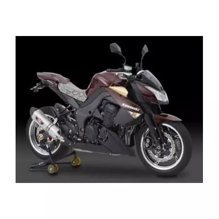 SILENCIEUX DROIT R77-J INOX / CASQUETTE CARBONE YOSHIMURA POUR KAWASAKI - Echappement moto YOSHIMURA
