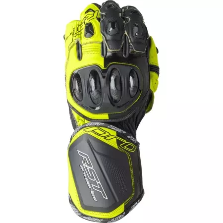 Gants RST Pro Series GP D3O Noir Jaune Fluo - Gants Moto RST