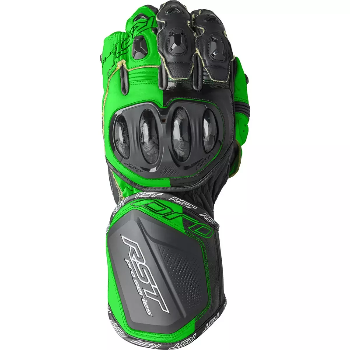 Gants RST Pro Series GP D3O Noir Vert Fluo