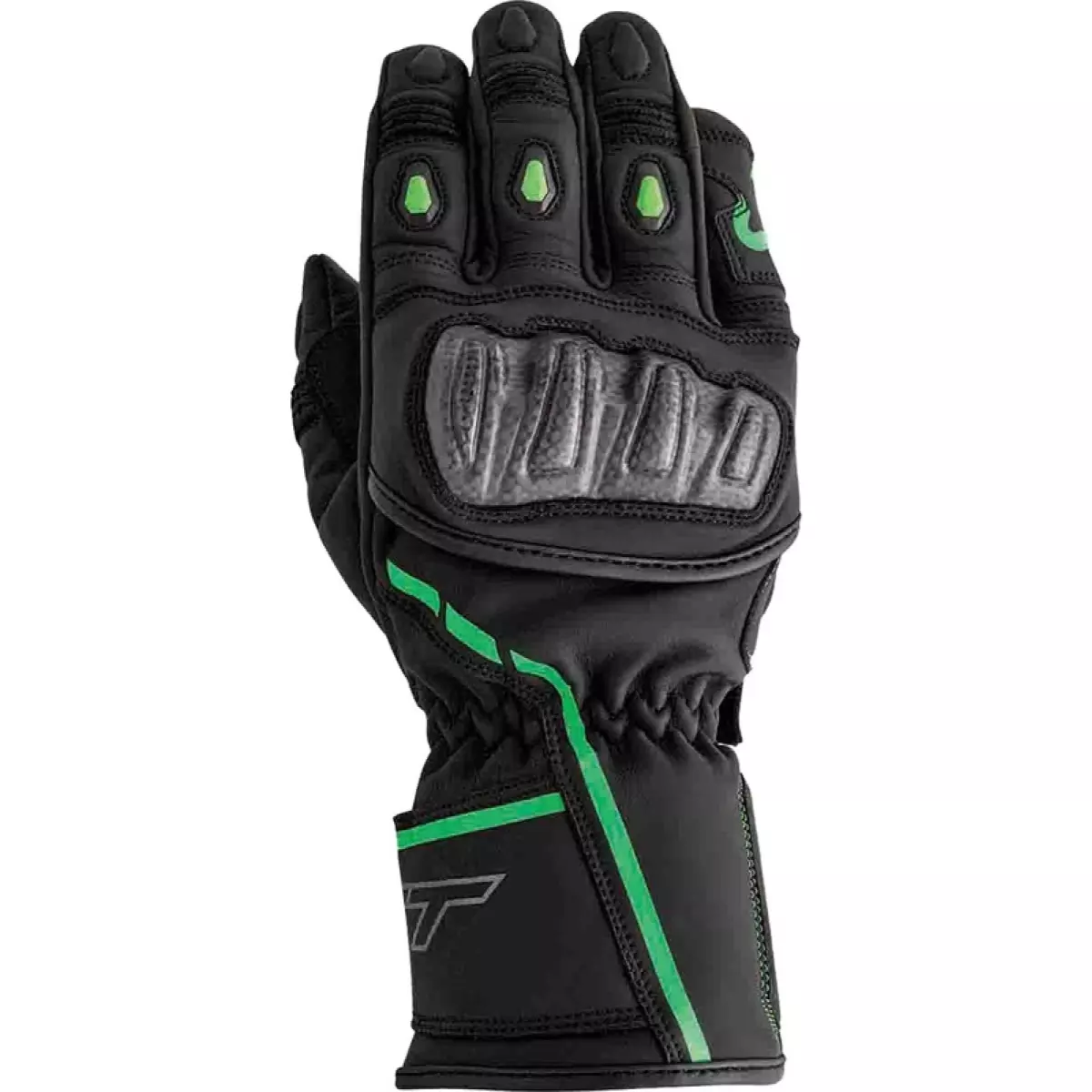 Gants RST S1 Noir Vert Fluo