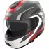 Casque Nolan N100-6 Cinetico 361 Gris Blanc Rouge