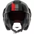 Casque Nolan N120-1 Lineo Noir Rouge Gris