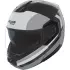 Casque Nolan N90-3 06 Roboto 348 Noir Argent Blanc