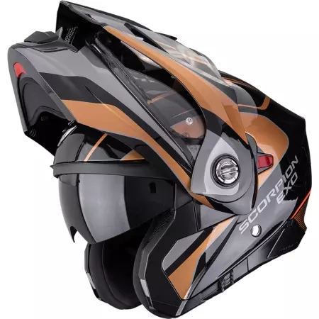 Casque Scorpion ADX-2 Kamps Noir Cuivre