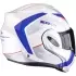Casque Scorpion Exo-Tech Evo Pro Acuti Blanc Bleu Rouge