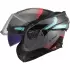 Casque Ls2 FF910 Advant II Triple Gris Nardo Bleu Rouge