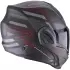 Casque Scorpion Exo-Tech Evo Conquer Noir Mat Rouge
