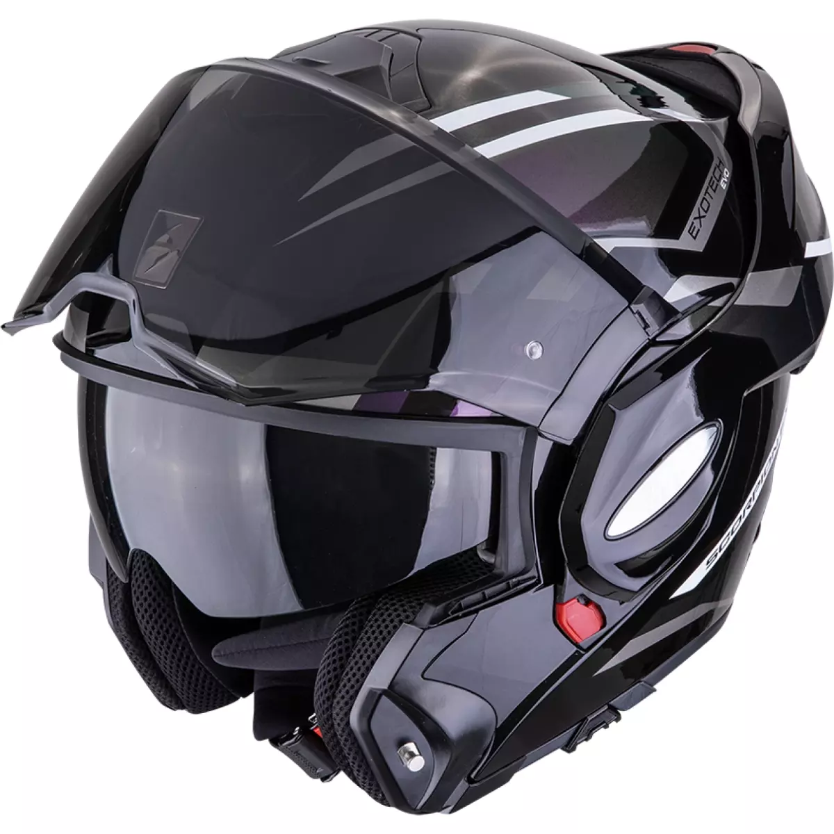 Casque Scorpion Exo-Tech Evo Furio Noir Caméléon