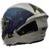 Casque MT Helmets Cosmo SV Layout C7 Gris Bleu