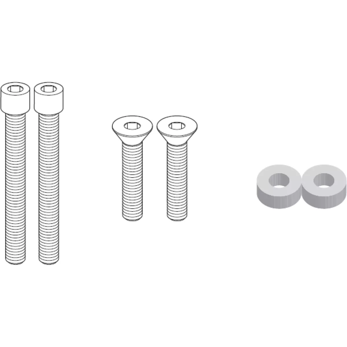 Kit Fixation Givi Pour Support Top-Case SRA8209 - 8209KIT