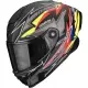 Casque Scorpion Exo-Race Air Move On Noir Rouge Jaune Mat