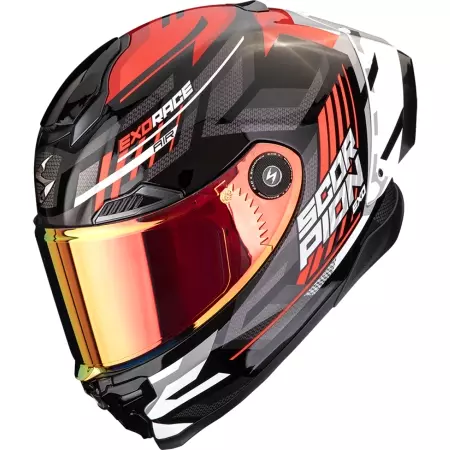 Casque Scorpion Exo-Race Air Kobra Noir Rouge