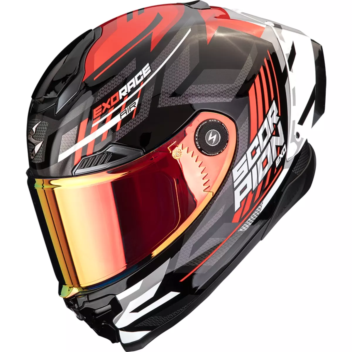 Casque Scorpion Exo-Race Air Kobra Noir Rouge