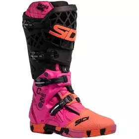 Bottes Cross Sidi Crossair X Noir Rose Rouge