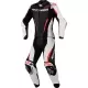 Combinaison 2 Pièces Femme Alpinestars Stella GP-R7 Noir Blanc Rouge Fluo