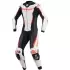 Combinaison 1 Pièce Femme Alpinestars Stella GP-R7 Blanc Noir Rouge Fluo