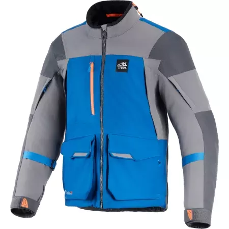 Veste Alpinestars Maxdura Drystar®XF Laminated Armored Shell Royal Bleu Foncé Gris