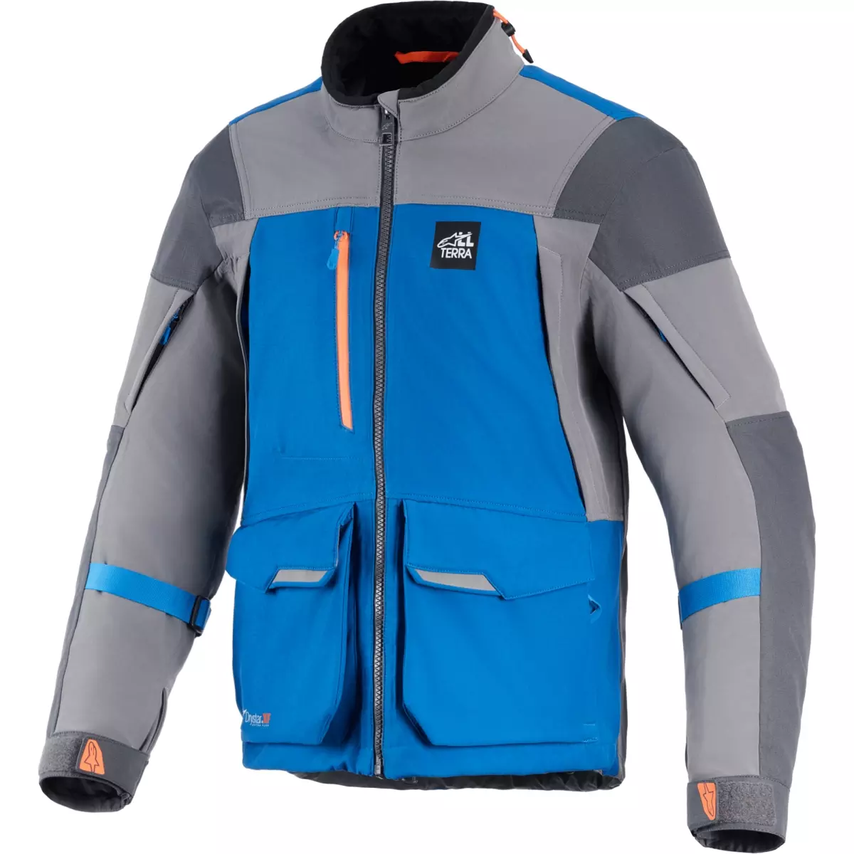 Veste Alpinestars Maxdura Drystar®XF Laminated Armored Shell Royal Bleu Foncé Gris