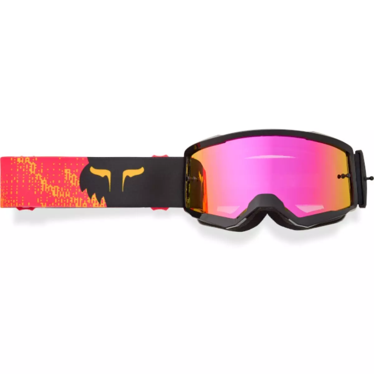 Masque Cross Enfant Fox Main Kairos Spark Tgreen Noir Rouge