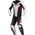 Combinaison 1 Pièce Alpinestars GP Force V2 Blanc Noir Rouge Fluo