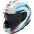 Casque Nolan N100-6 Radiante 358 Blanc Rouge