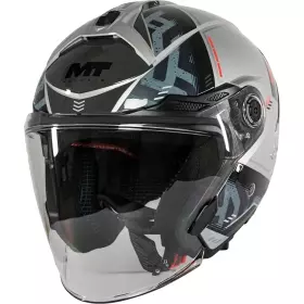 Casque MT Helmets Cosmo SV Arrow C2 Gris Noir
