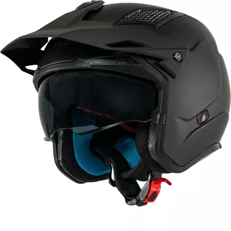 Casque MT Helmets District SV S Pure A1 Noir - Casque Jet MT Helmets