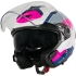 Casque MT Helmets Cosmo SV Icarus A8 Blanc Rose