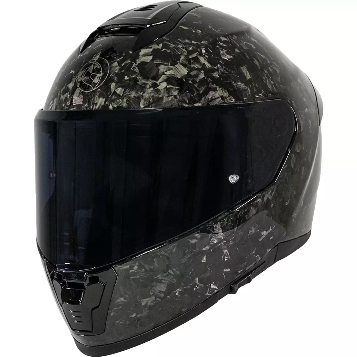 Casque Kokpit K-916 Carbon Forgé Noir Brillant