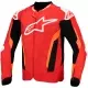 Blouson Alpinestars T-GP Air Bright Rouge Noir Rouge Fluo