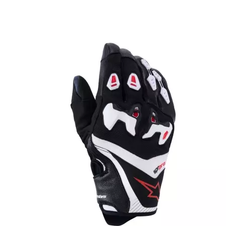 Gants Alpinestars SP-R Pro Noir Blanc Rouge