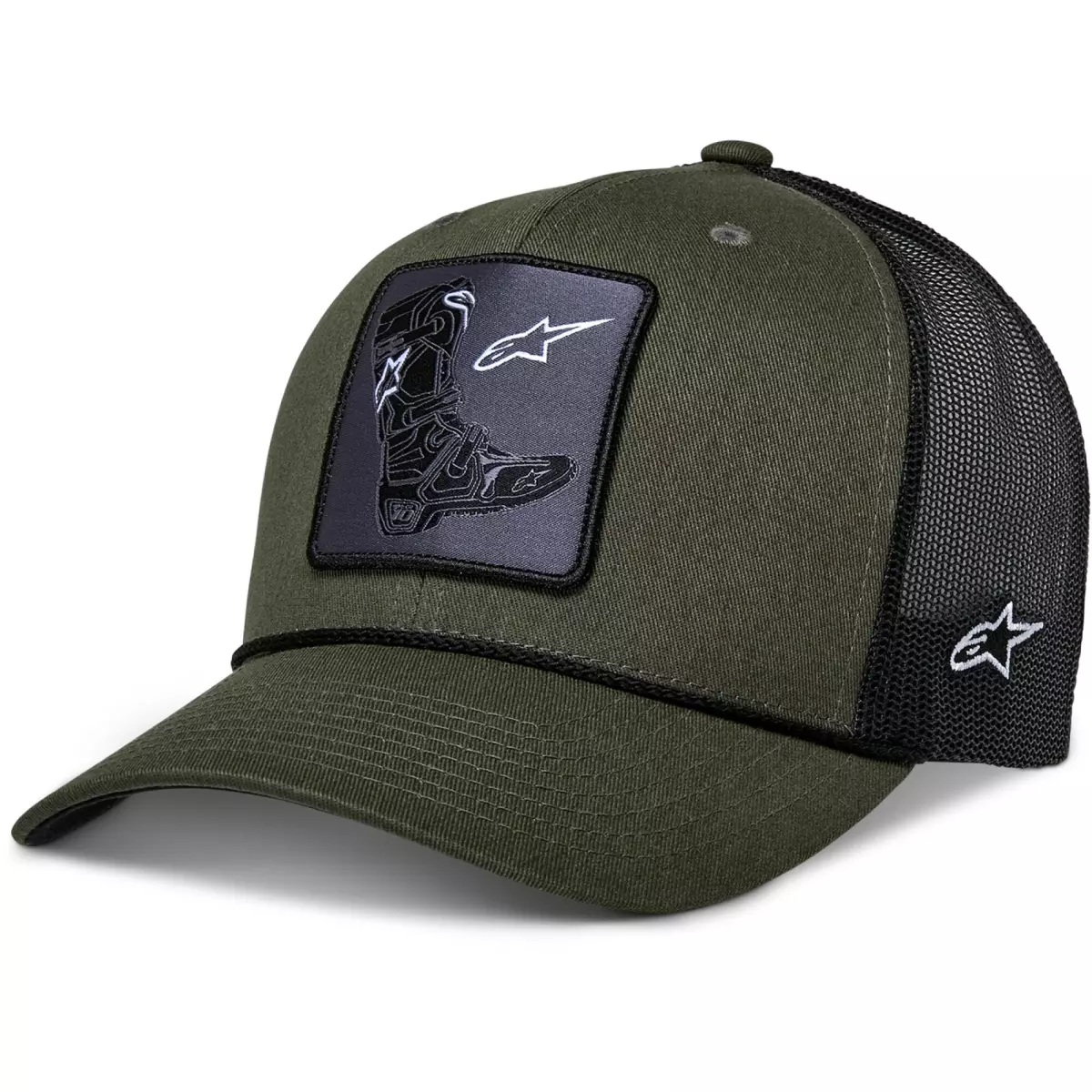 Casquette Alpinestars Booted Trcker Militaire Noir